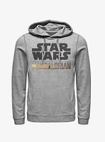 Star Wars The Mandalorian Stacked Logo Hoodie