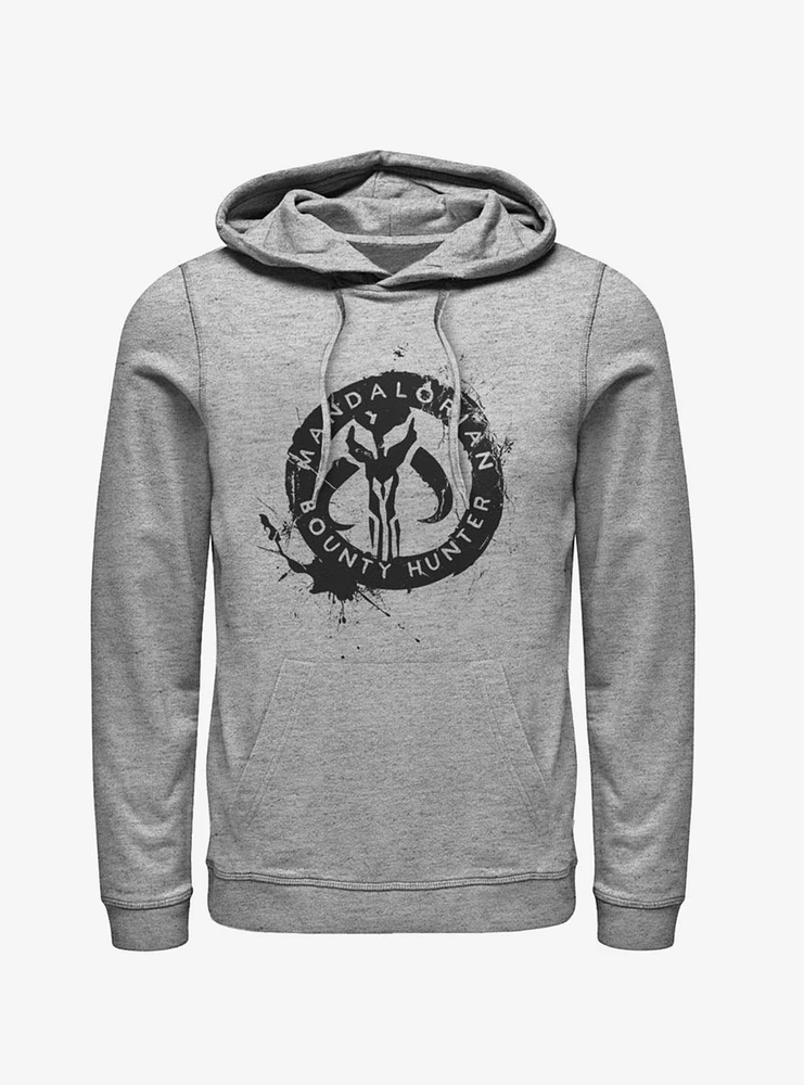 Star Wars The Mandalorian Painted Skull Hoodie