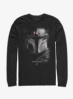 Star Wars The Mandalorian Hero Shot Long-Sleeve T-Shirt