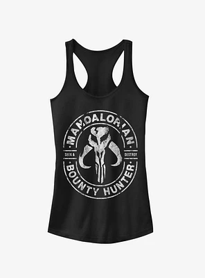 Star Wars The Mandalorian Gun For Hire Girls Tank Top