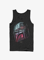 Star Wars The Mandalorian Helmet Explanation Tank Top