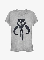 Star Wars The Mandalorian Simple Symbol Girls T-Shirt