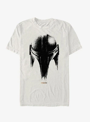 Star Wars The Mandalorian Sketch Helm T-Shirt