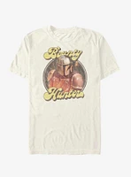 Star Wars The Mandalorian Bounty Hunter Retro T-Shirt