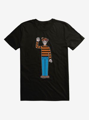 Where's Waldo Halloween Orange Striped Sweater T-Shirt