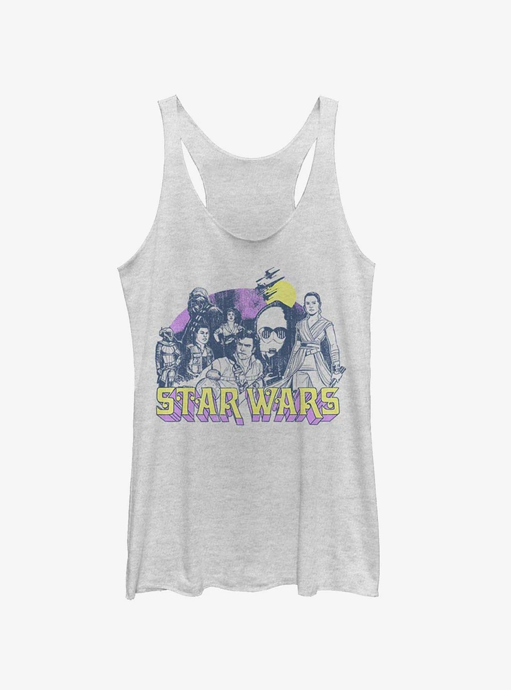 Star Wars Episode IX The Rise Of Skywalker Retro Rebel Girls Tank