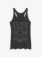 Star Wars Episode IX The Rise Of Skywalker Dark Side Band Girls Tank Top