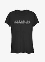 Star Wars Episode IX The Rise Of Skywalker New Order Line-Up Girls T-Shirt