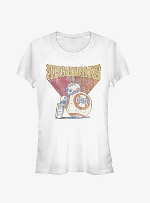 Star Wars Episode IX The Rise Of Skywalker BB-8 Retro Girls T-Shirt