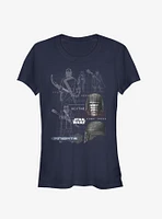 Star Wars Episode IX The Rise Of Skywalker Ren Maps Girls T-Shirt