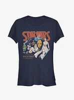 Star Wars Episode IX The Rise Of Skywalker Retro Buddies Girls T-Shirt