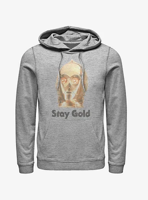 Star Wars Episode IX The Rise Of Skywalker Stay Gold Hoodie