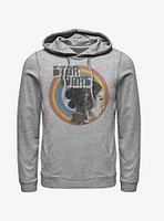 Star Wars Episode IX The Rise Of Skywalker Vintage Rey Rainbow White KTS Hoodie