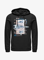 Star Wars Episode IX The Rise Of Skywalker Xwingers Ninety Hoodie