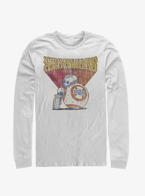 Star Wars Episode IX The Rise Of Skywalker BB-8 Retro Long-Sleeve T-Shirt