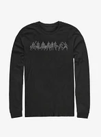 Star Wars Episode IX The Rise Of Skywalker New Order Line-Up Long-Sleeve T-Shirt