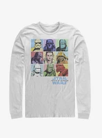 Star Wars Episode IX The Rise Of Skywalker Pastel Rey Boxes Long-Sleeve T-Shirt