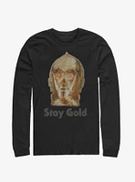 Star Wars Episode IX The Rise Of Skywalker Stay Gold Long-Sleeve T-Shirt