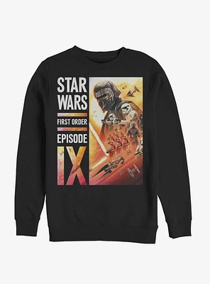 Star Wars Episode IX The Rise Of Skywalker First Order Collage Sweatshirt