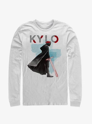 Star Wars Episode IX The Rise Of Skywalker Kylo Red Mask Long-Sleeve T-Shirt