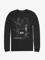 Star Wars Episode IX The Rise Of Skywalker Ren Maps Long-Sleeve T-Shirt