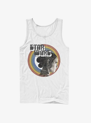 Star Wars Episode IX The Rise Of Skywalker Vintage Rey Rainbow White KTS Tank