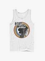 Star Wars Episode IX The Rise Of Skywalker Vintage Rey Rainbow White KTS Tank