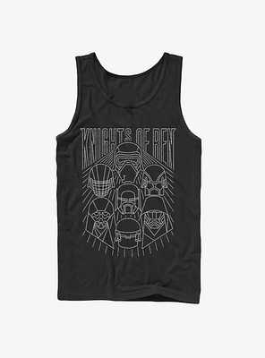 Star Wars Episode IX The Rise Of Skywalker Simple Outlines Tank