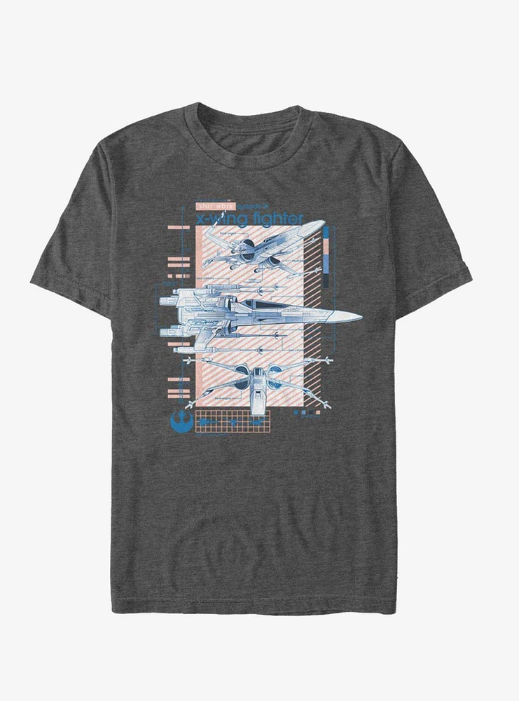 Star Wars Episode IX The Rise Of Skywalker Xwingers Ninety T-Shirt