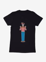 Where's Waldo Pumpkin Garland Womens T-Shirt