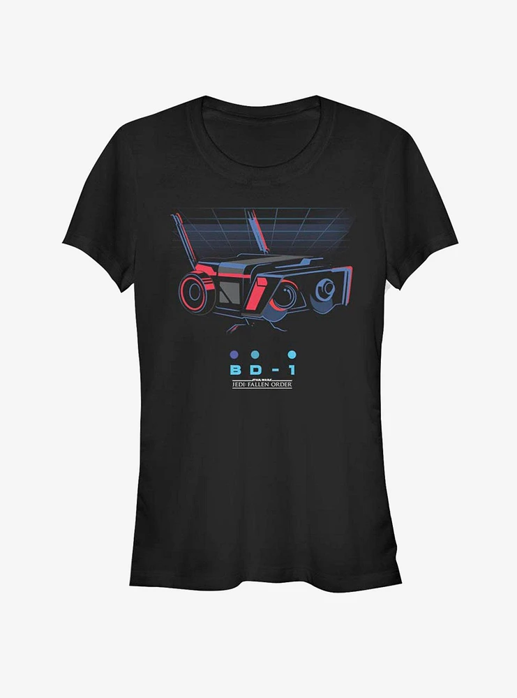 Star Wars Jedi: Fallen Order Retro Robot Girls T-Shirt