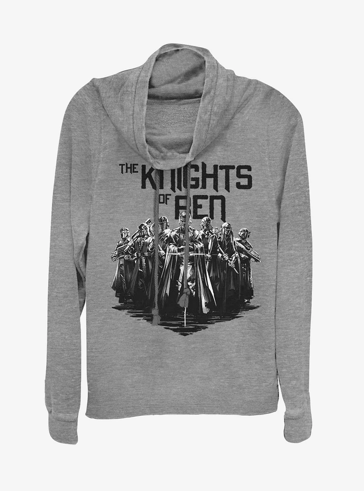 Star Wars: The Rise of Skywalker Inked Knights Cowl Neck Long-Sleeve Girls Top