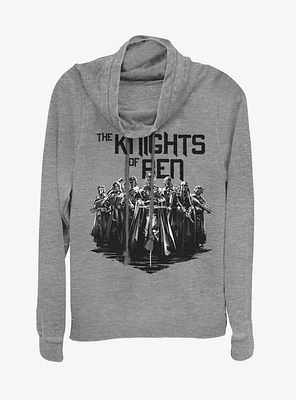 Star Wars: The Rise of Skywalker Inked Knights Cowl Neck Long-Sleeve Girls Top