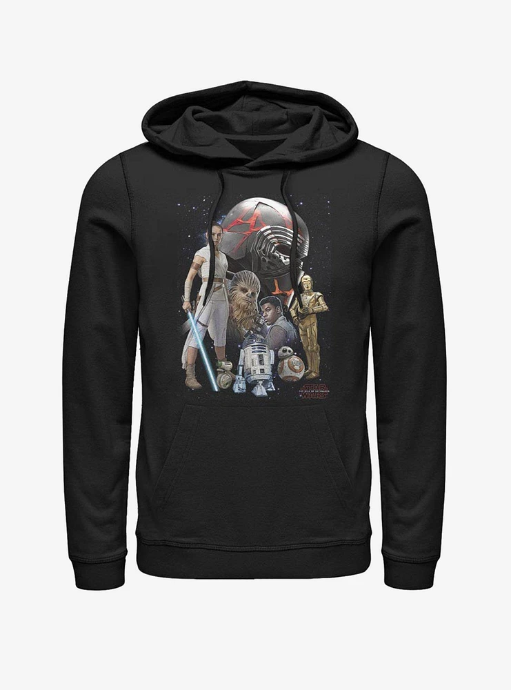 Star Wars: The Rise of Skywalker Galaxies Heroes Hoodie