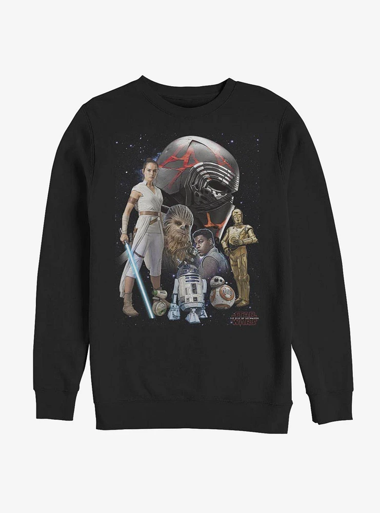 Star Wars: The Rise of Skywalker Galaxies Heroes Sweatshirt