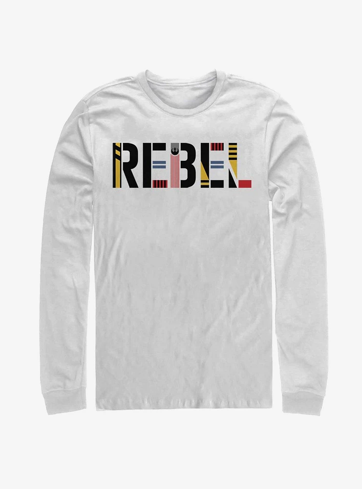 Star Wars: The Rise of Skywalker Rebel Simple Long-Sleeve T-Shirt