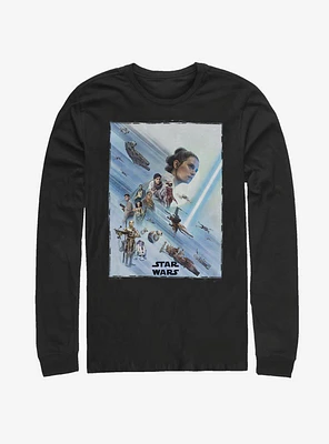 Star Wars: The Rise of Skywalker Rey Poster Long-Sleeve T-Shirt