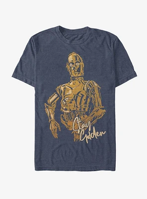 Star Wars: The Rise of Skywalker C-3PO Stay Golden T-Shirt