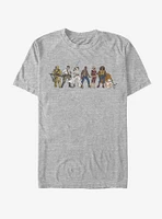 Star Wars: The Rise of Skywalker Resistance Line-Up T-Shirt