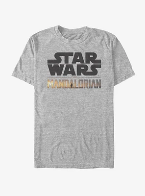 Star Wars The Mandalorian Stacked Logo T-Shirt