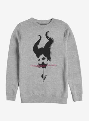 Disney Maleficent: Mistress Of Evil Black Rose Sweatshirt