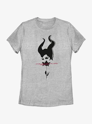 Disney Maleficent: Mistress Of Evil Black Rose Womens T-Shirt
