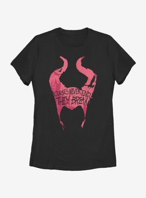 Disney Maleficent: Mistress Of Evil Cursed Horns Womens T-Shirt