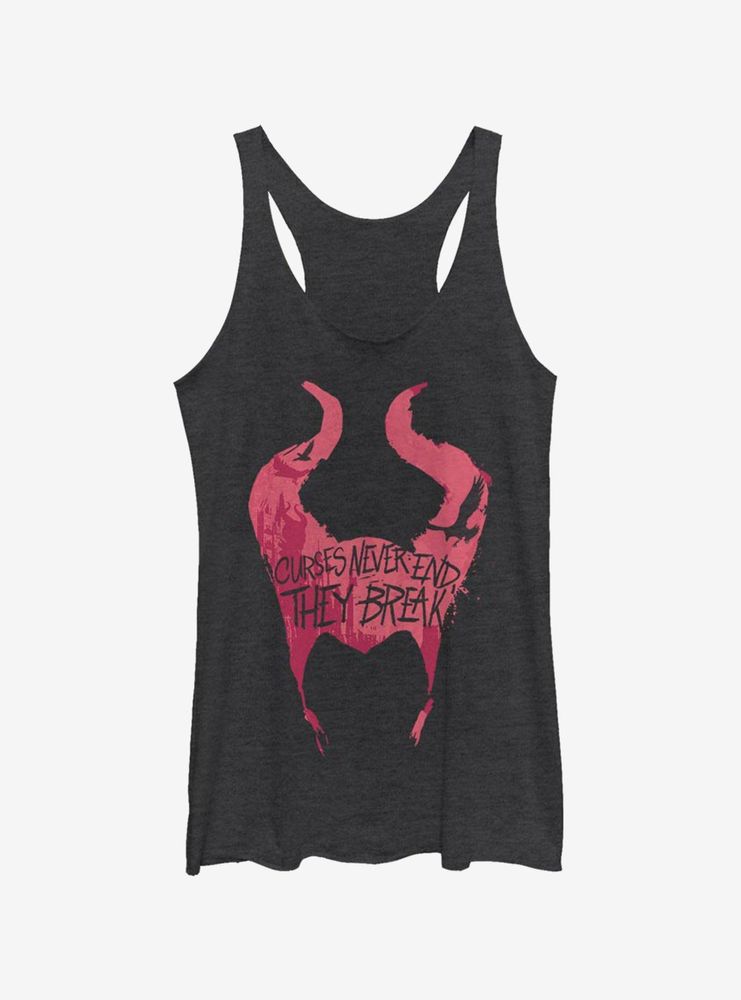 Disney Maleficent: Mistress Of Evil Cursed Horns Womens Tank Top