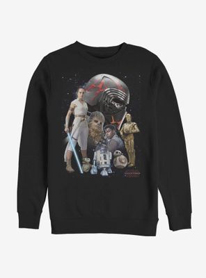 Star Wars Episode IX The Rise Of Skywalker Heroes Galaxy Sweatshirt