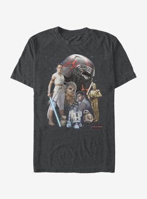 Star Wars Episode IX The Rise Of Skywalker Heroes Galaxy T-Shirt