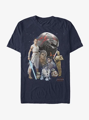 Star Wars Episode IX The Rise Of Skywalker Heroes Galaxy T-Shirt