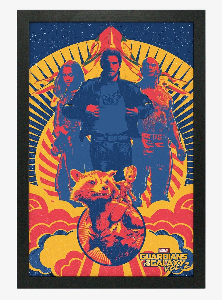 Marvel Guardians Of The Galaxy Vol. 2 Team Poster