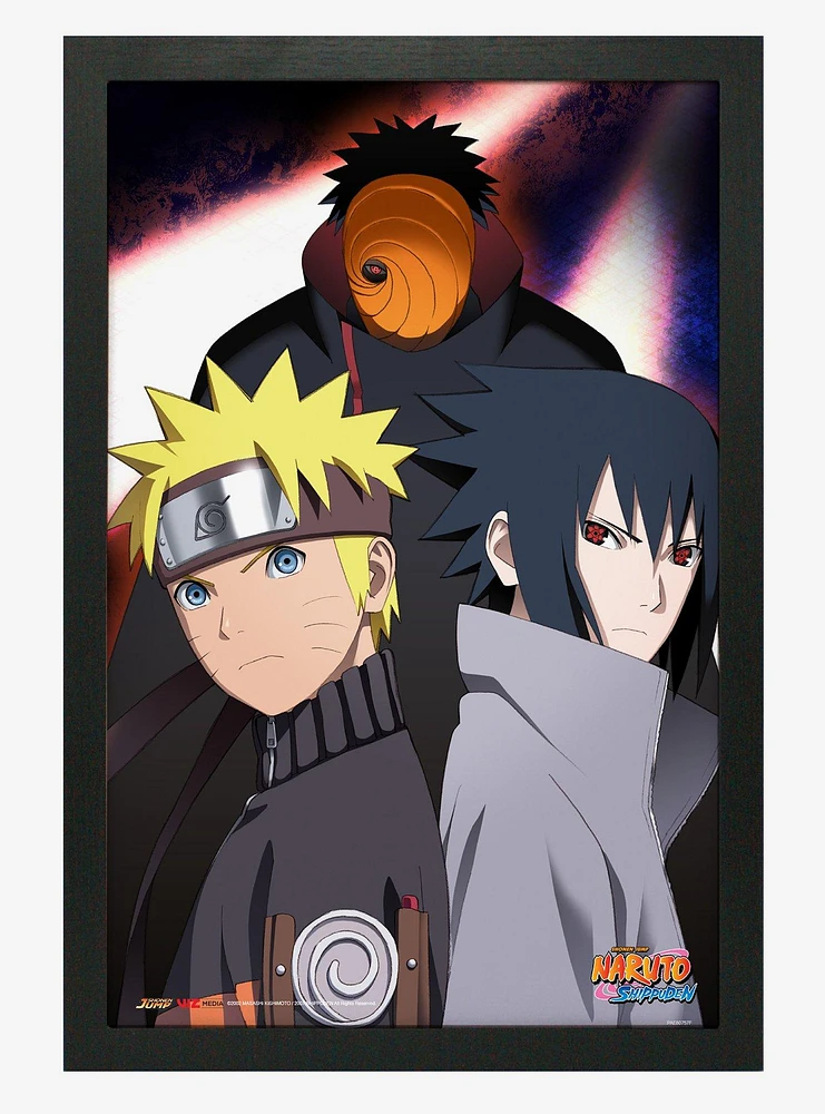 Naruto Shippuden Tobi Mask Framed Poster