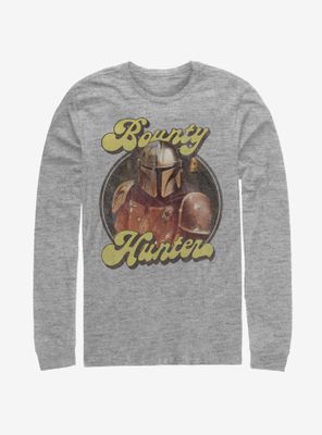 Star Wars The Mandalorian Bounty Retro Long-Sleeve T-Shirt